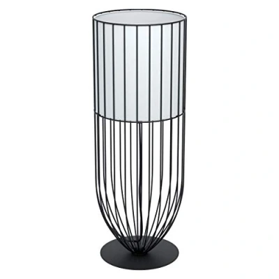 Afbeelding van EGLO Nosino Tafellamp E27 58 cm Zwart/Wit