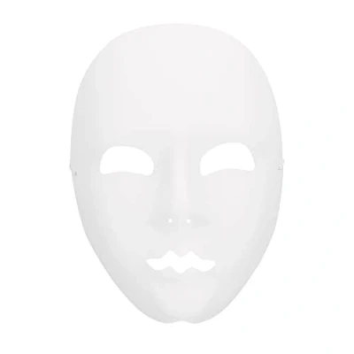 Afbeelding van Boland Gezichtsmasker Mime Wit Volwassenen Goochelaar Grappig Fout