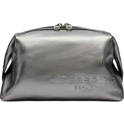Afbeelding van Liebeskind Berlin Elvira Toilettas, Dames, Maat: One Size, Silver stone
