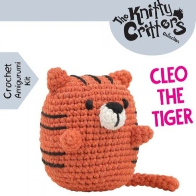 Afbeelding van Crochet Kit Pouch Pals Cleo The Tiger