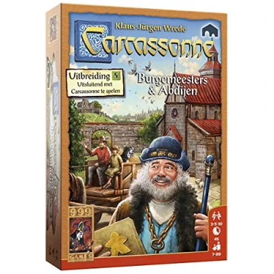 Image de 999 Games jeu de société Carcassonne : Maires et Abbayes