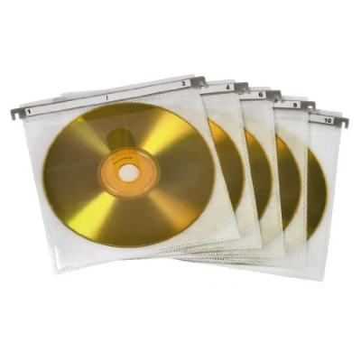 Afbeelding van Hama Cd/Dvd Sleeve 50P. Wit
