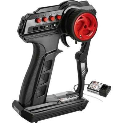 Afbeelding van FlySky FS GT2F RC pistoolzender 2,4 GHz Aantal kanalen: 2 Incl. ontvanger