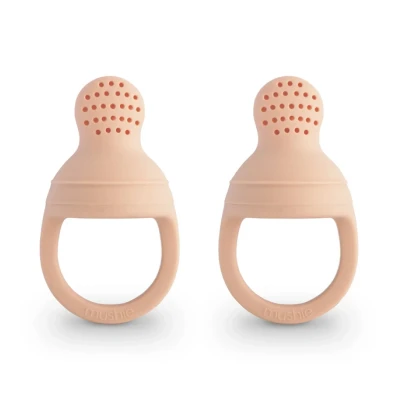 Afbeelding van Mushie Fruitspeen Siliconen Blush 2st.