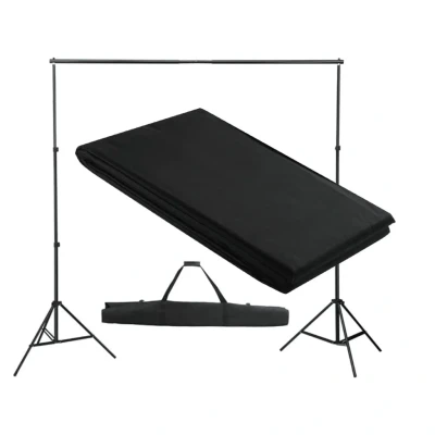 Afbeelding van VD Achtergrondsysteem 300x300 cm zwart
