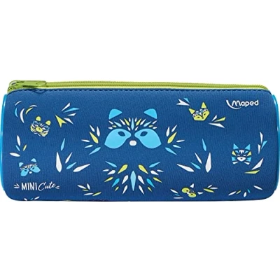 Image de Maped Trousse ronde MINI CUTE KIDS, en néoprène, bleu