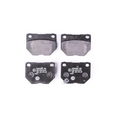 Afbeelding van HELLA 8DB 355 011 601 Remblokkenset Met akoestische slijtagewaarschuwing SUBARU: Impreza II Saloon, Estate