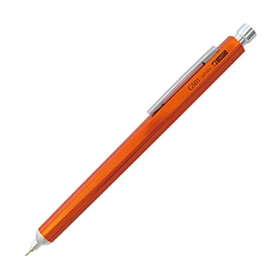 Afbeelding van OHTO Needle point Grand Standard Orange Fineliner balpen met geanodiseerde aluminium behuizing en 0,7 mm vulling (zwart)