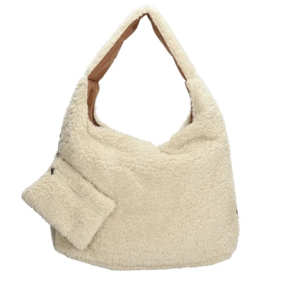 Afbeelding van Enrico Benetti Teddy Schoudertas off white Damestas