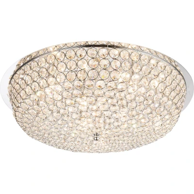 Afbeelding van Kristallen plafondlamp Emilia met LED lampen