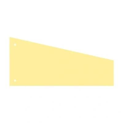 Image de Kangaro bande de séparation trapèze 240 x 105 / 60 mm (100 pièces) jaune