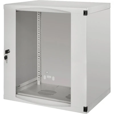 Afbeelding van LogiLink W12F64G 19inch wandkast (b x h d) 540 595 450 mm 12 HE Grijs (RAL 7035)