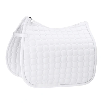 Image de Eskadron Tapis de Selle Classic Sports &#039;25 Cotton Dressage BlancVendu par Agradi