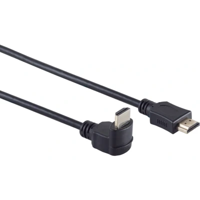 Afbeelding van HDMI kabel 90 haaks naar beneden versie 1.4 (4K 30Hz) 0,50 meter