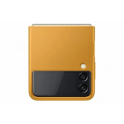 Image de Samsung Galaxy Z Flip 3 Leather Cover (Mustard) EF VF711LY