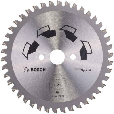 Afbeelding van Bosch Accessories Special 2609256886 Hardmetaal cirkelzaagblad 150 x 20 2 mm Aantal tanden: 42 1 stuk(s)
