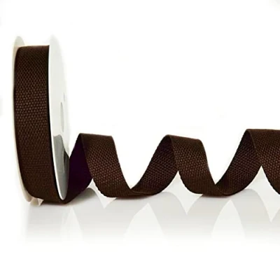 Afbeelding van Trimz Zeer sterke katoenen riem, bruin, 25 mm x 5 m