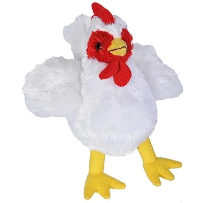 Image de Peluche Hugems Poulet 18 Cms Wild Republic 18093
