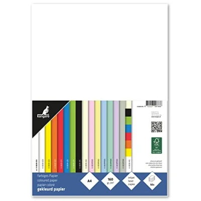 Afbeelding van Papier Kangaro, Wit