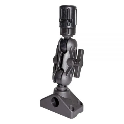 Afbeelding van Scotty 1.5″ Ball Mount with Gear Head Post &amp; 241 Side Deck Bootsteun