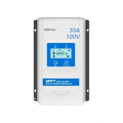 Afbeelding van EPEVER® MPPT DuoRacer DR3210N Solar laadregelaar 30A voor 2 batterijen, 12 V/24 V, PV 100 V (DR3210N)