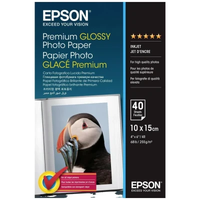Afbeelding van Epson Premium Glossy Fotopapier 10 x 15 (40 Vellen)