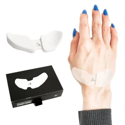 Afbeelding van DELTAHUB Carpio 2.0 Ergonomische polssteun voor rechtshandigen, carpale tunnelondersteuning, pijnverlichting, anti vermoeidheid, gemakkelijk glijden, elegant, desktop, laptop, games