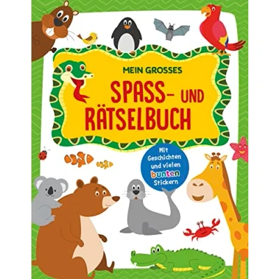 Afbeelding van Mein großes Spaß und Rätselbuch Tiere