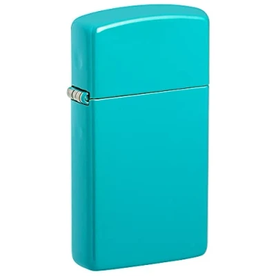 Afbeelding van Zippo Platte aansteker, turquoise, 1 x 3,5 5,5 cm
