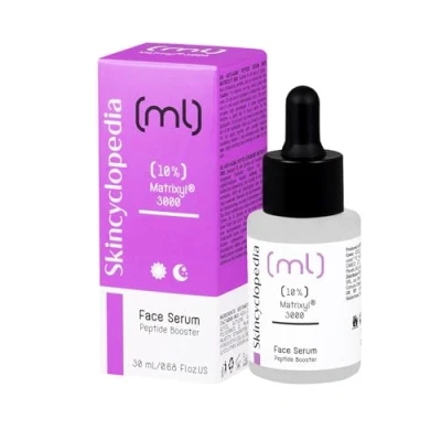 Afbeelding van Skincyclopedia Huidverzorging Gezichtsserum Face Serum Anti Aging Peptide Geschikt voor alle tekenen van veroudering gebrek aan elasticiteit, rimpels en een ongelijkmatige huidtint.