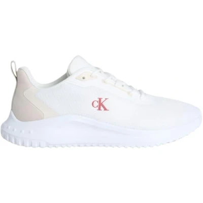 Afbeelding van Calvin Klein Jeans Eva Runner Mix Mesh Ym0ym01285 BasHomme, Tandoori wit glanzend, 42.5 EU