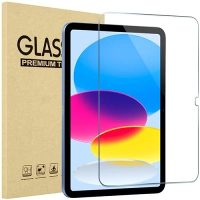 Afbeelding van ProCase 1 x 9H displaybeschermfolie van gehard glas voor iPad 10e generatie 10,9 inch 2022, transparant
