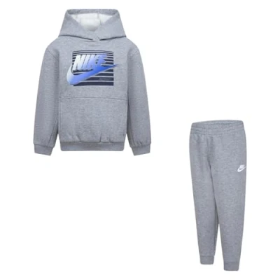Afbeelding van Nike Sportswear Gradient Futura SET Sweater voor kinderen, Maat: 92/98, Dark grey heather