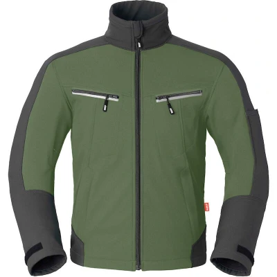 Afbeelding van HAVEP Attitude Softshell Jas Bosbouw Groen/Charcoal Grijs Maat M