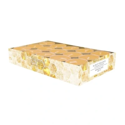 Afbeelding van pajoma® Geurende theelichtjes in de vorm van een honingtaart, brandduur ca. 4 uur, hoogte 1,5 cm, diameter 3,5 premium kwaliteit, decoratie