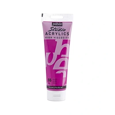 Afbeelding van Pébéo Acryl Fine Studio Acrylics acrylverf roze azo 250 ml 169 055