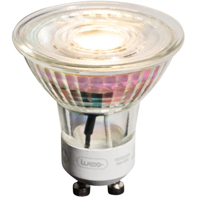 Afbeelding van LUEDD GU10 50mm dimbare LED lamp helder 4.9W 450 lm 2700K