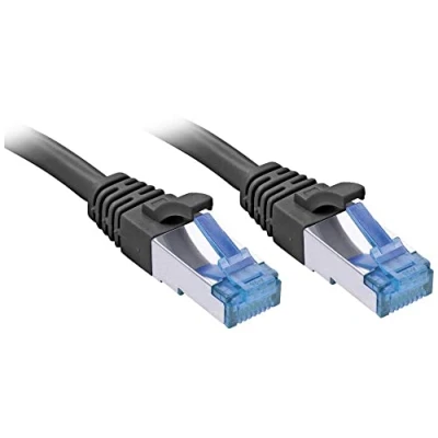 Afbeelding van LINDY 47413 RJ45 Netwerkkabel, patchkabel CAT 6A S/FTP 1.50 m Zwart 1 stuk(s)