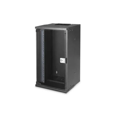 Afbeelding van Digitus DN 49105 10inch wandkast 12 HE Zwart, Zwart (RAL 9005)