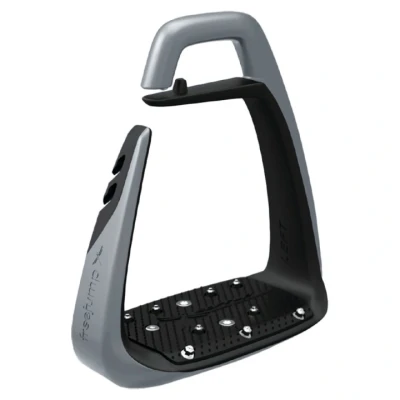 Afbeelding van Freejump Stijgbeugels Soft Up Classic Pearl Zilver/Zwart