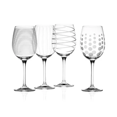 Afbeelding van Mikasa Wijnglazenset 450 Ml Transparant/zilver 4 Stuks