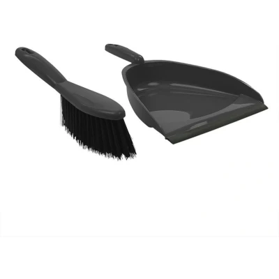 Afbeelding van Pro Plus Stoffer en Blik 22 x 33 cm Grijs/Zwart