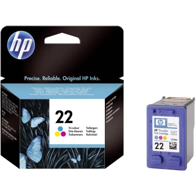 Afbeelding van HP 22 originele drie kleuren inktcartridge (C9352AE)