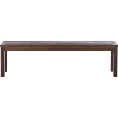 Afbeelding van Beliani TUSCANIA Tuinbank Donkere houtkleur Eucalyptushout