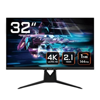 Image de Gigabyte AORUS FI32U Écran LED 31.5&quot; 3840 x 2160 4K @ 144 Hz SS IPS 350 cd/m² 1000:1 DisplayHDR 400 1 ms 2xHDMI DisplayPort USB C