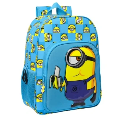 Afbeelding van Schoolrugzak Minions Minionstatic Blauw (33 x 42 14 cm)