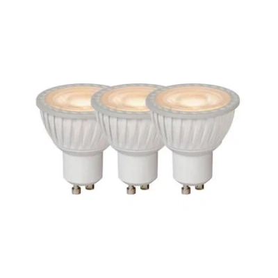 Afbeelding van Lucide MR16 LED lamp Ø 5 cm Dimbaar GU10 3x5W 3000K Wit Set van 3