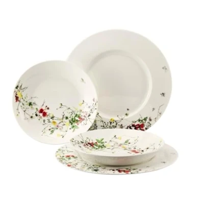 Afbeelding van Rosenthal Bordenset Brillance Fleurs Sauvages 4 Delig