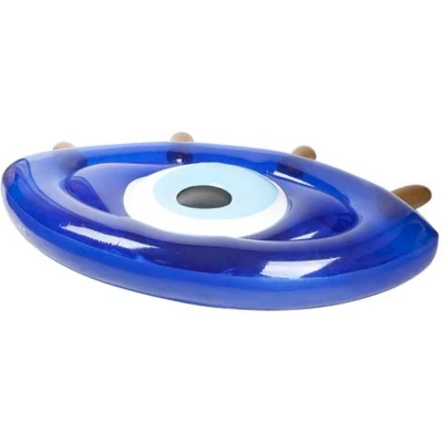 Afbeelding van Sunnylife Pool Floats Luchtbed Greek Eye Blue / Plastic