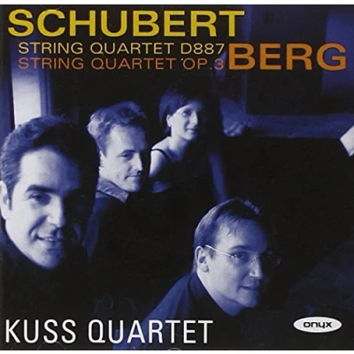 Afbeelding van Kuss Quartet Schubert: String No. 15 in G Major, D. 887 / Berg: (CD)